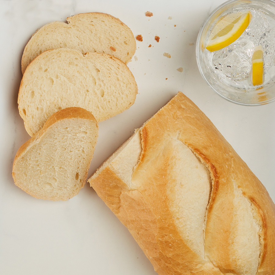 Sourdough Batard Pan Blanco de Molde Gourmet, Rebanado 5/8